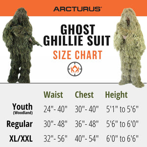 Arcturus Ghost Ghillie Suit - Youth Size